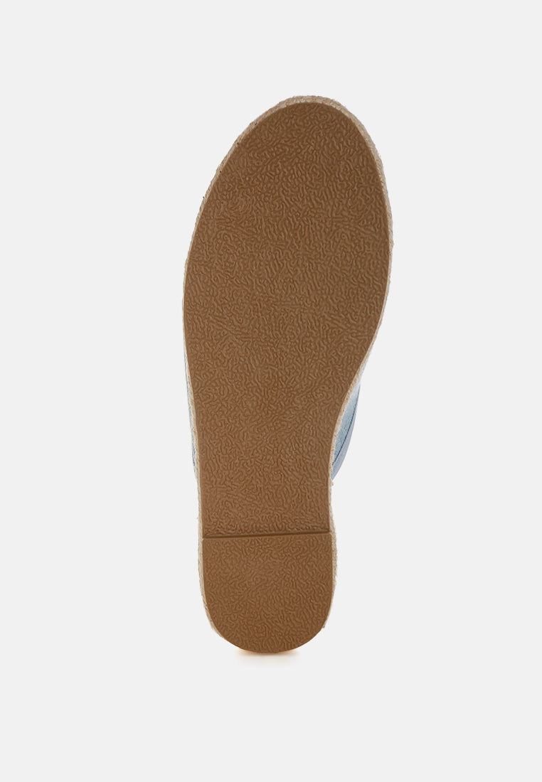 Midori Denim Slip-On Mules - Image 5