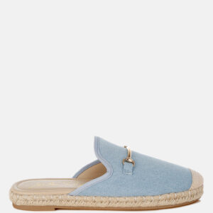 Midori Denim Slip-On Mules
