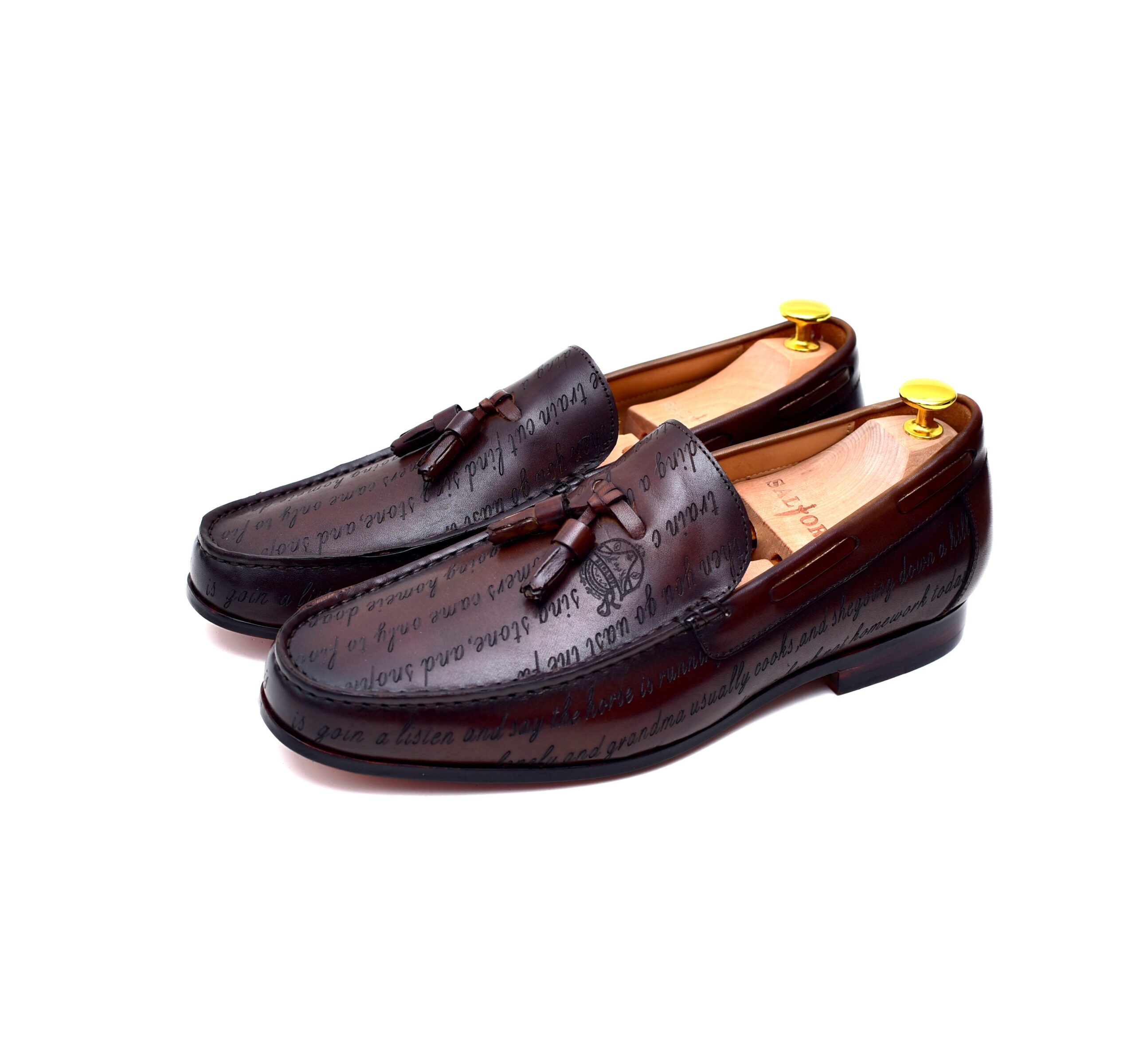 Lucca II - Brown Leather Tassel Loafers - Image 2