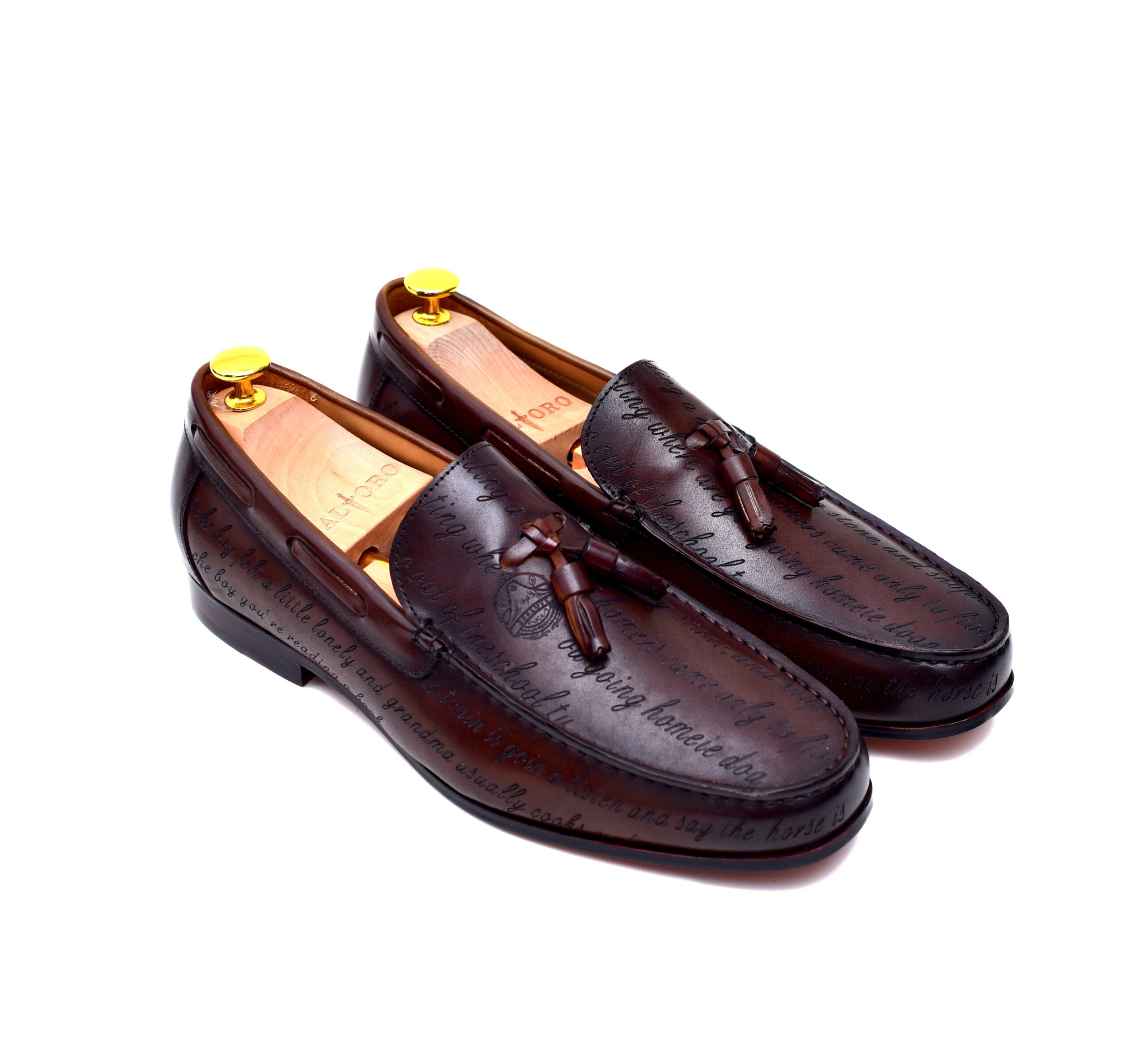 Lucca II - Brown Leather Tassel Loafers - Image 3