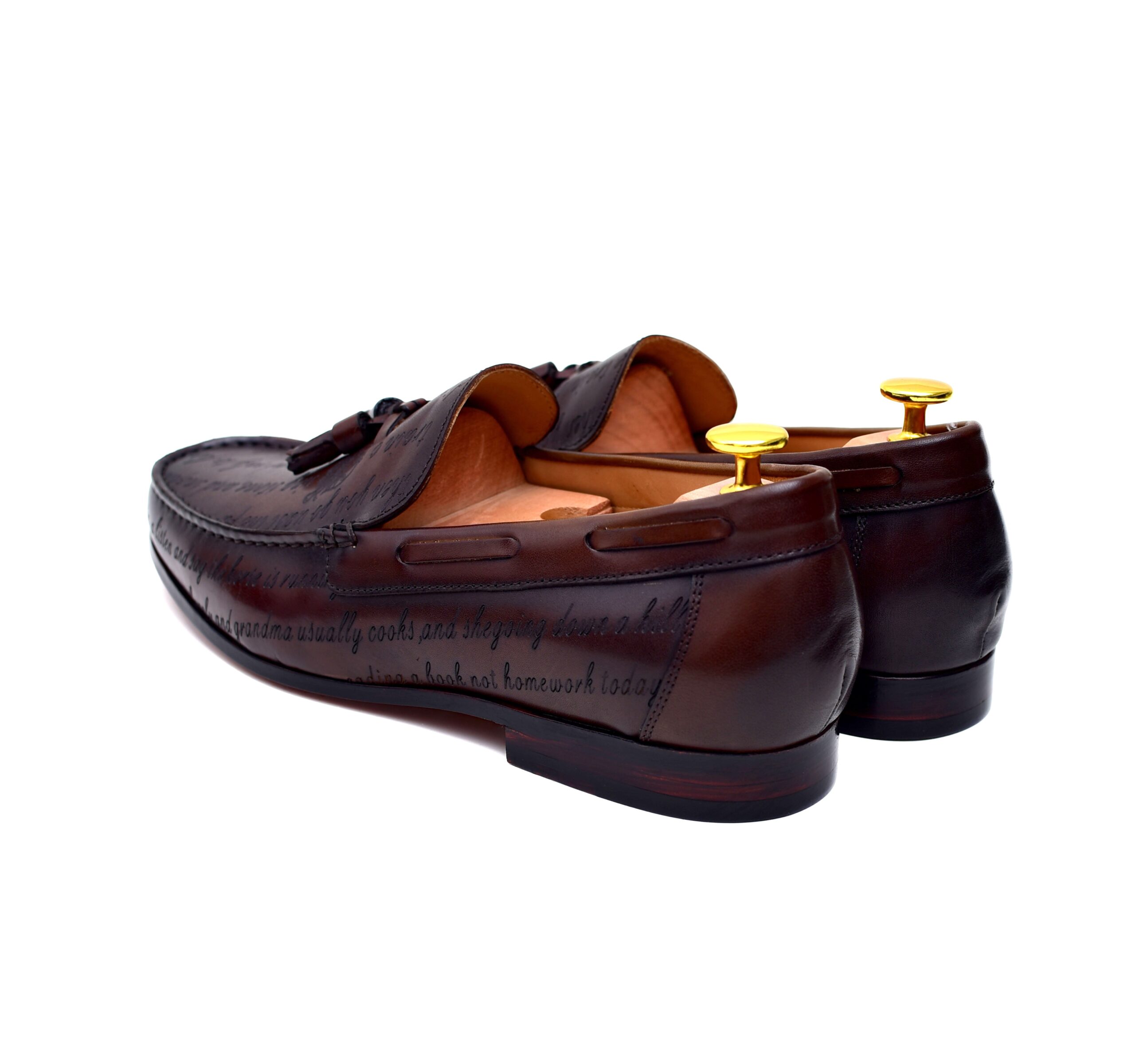 Lucca II - Brown Leather Tassel Loafers - Image 4